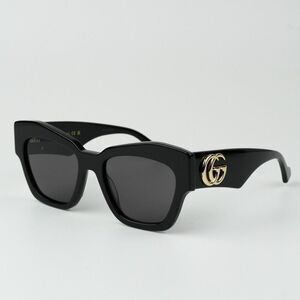 NEW Gucci GG1422S 001 Black Grey Square Women Sunglasses GG 1422S